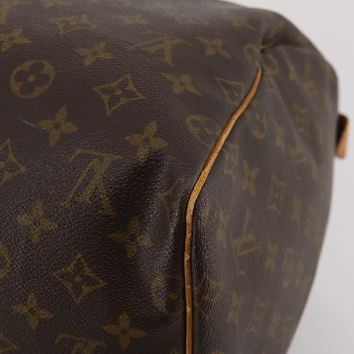 LOUIS VUITTON Monogram Keepall 55 Boston Bag M41424 LV Auth bs36758