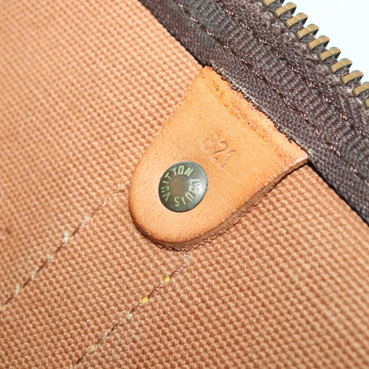 LOUIS VUITTON Monogram Keepall 55 Boston Bag M41424 LV Auth bs36758