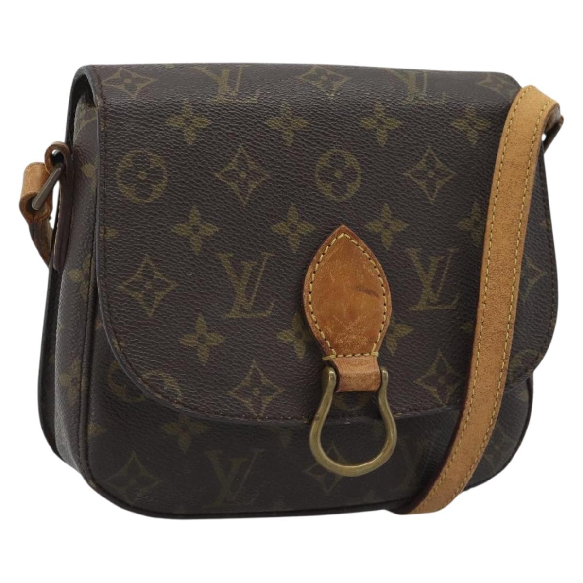 LOUIS VUITTON Monogram Saint Cloud MM Shoulder Bag M51243 LV Auth bs36764