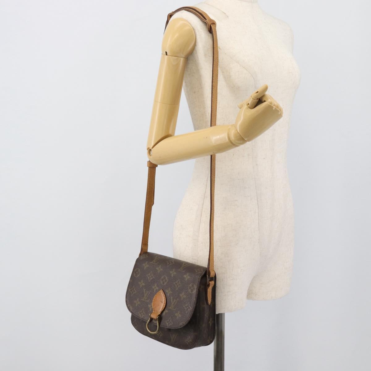 LOUIS VUITTON Monogram Saint Cloud MM Shoulder Bag M51243 LV Auth bs36764