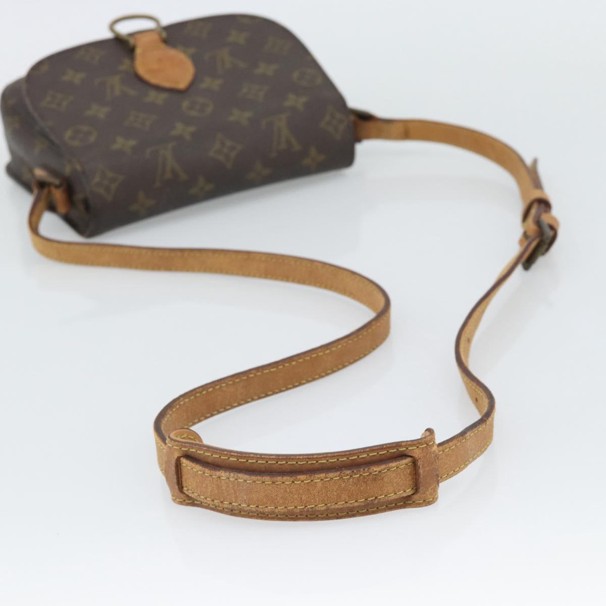 LOUIS VUITTON Monogram Saint Cloud MM Shoulder Bag M51243 LV Auth bs36764