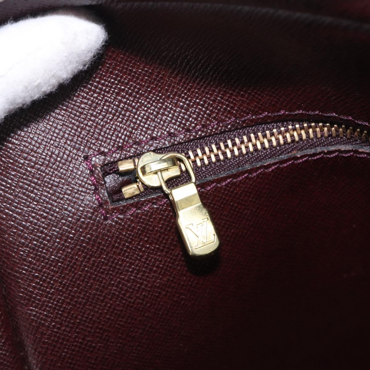 LOUIS VUITTON Taiga Porte Documents Voyage Bag Acajou M30635 LV Auth bs36765