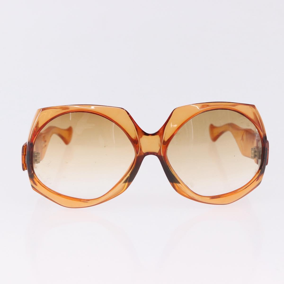 VERSACE Saint Laurent Sunglasses Plastic 2 Set Brown Auth bs36784