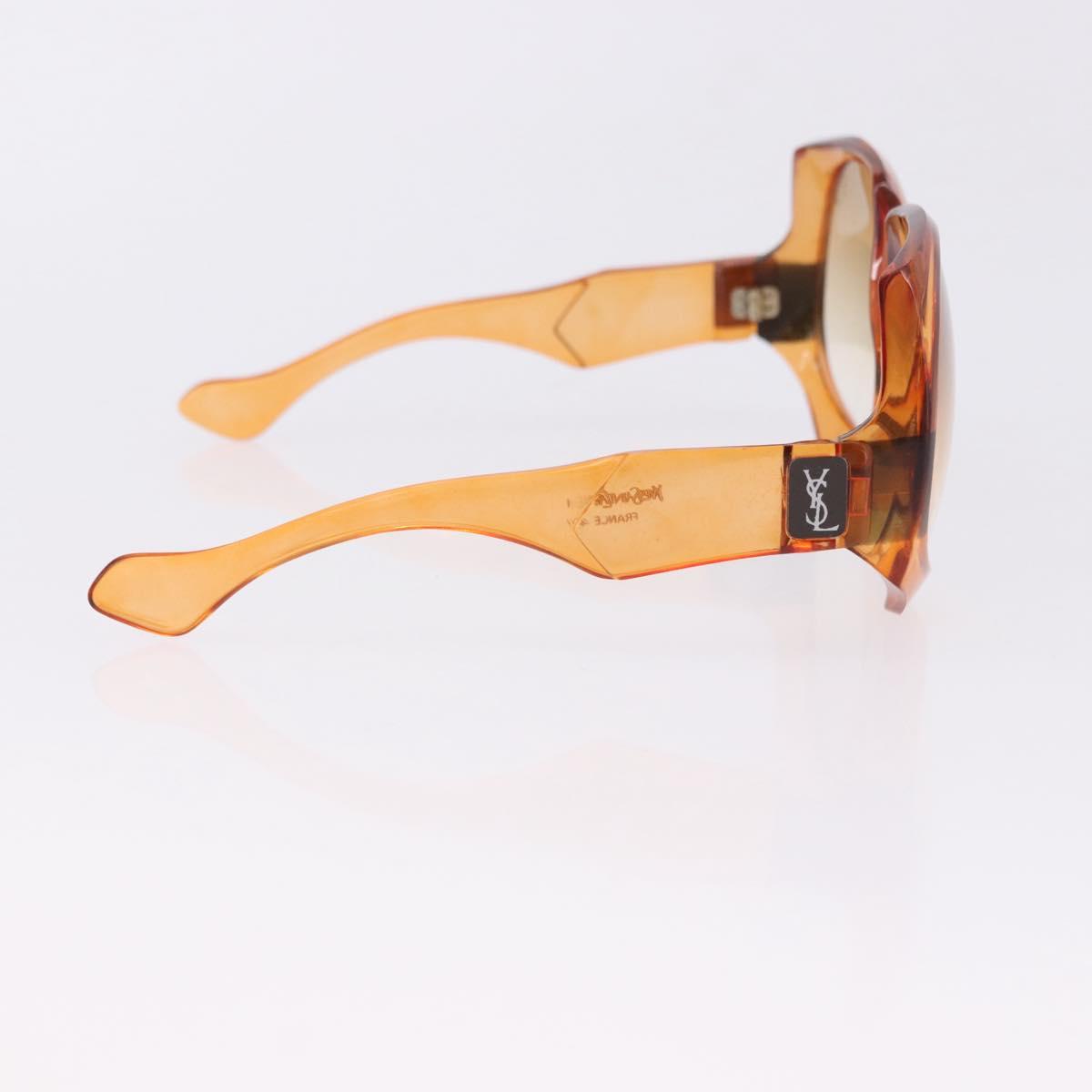VERSACE Saint Laurent Sunglasses Plastic 2 Set Brown Auth bs36784