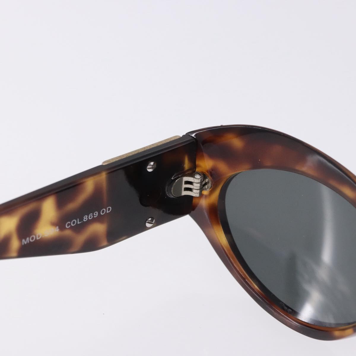 VERSACE Saint Laurent Sunglasses Plastic 2 Set Brown Auth bs36784