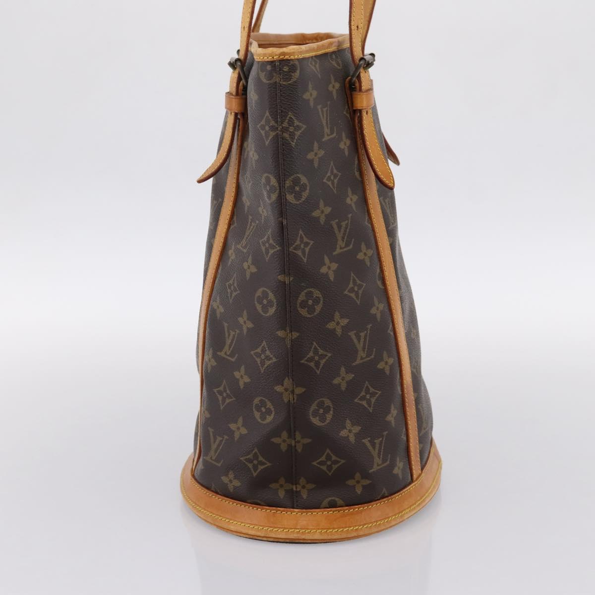 LOUIS VUITTON Monogram Bucket GM Shoulder Bag M42236 LV Auth bs36800