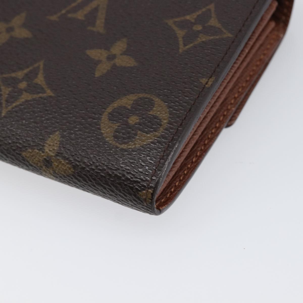 LOUIS VUITTON Monogram Portefeuille Sarah Long Wallet M61734 LV Auth bs36802
