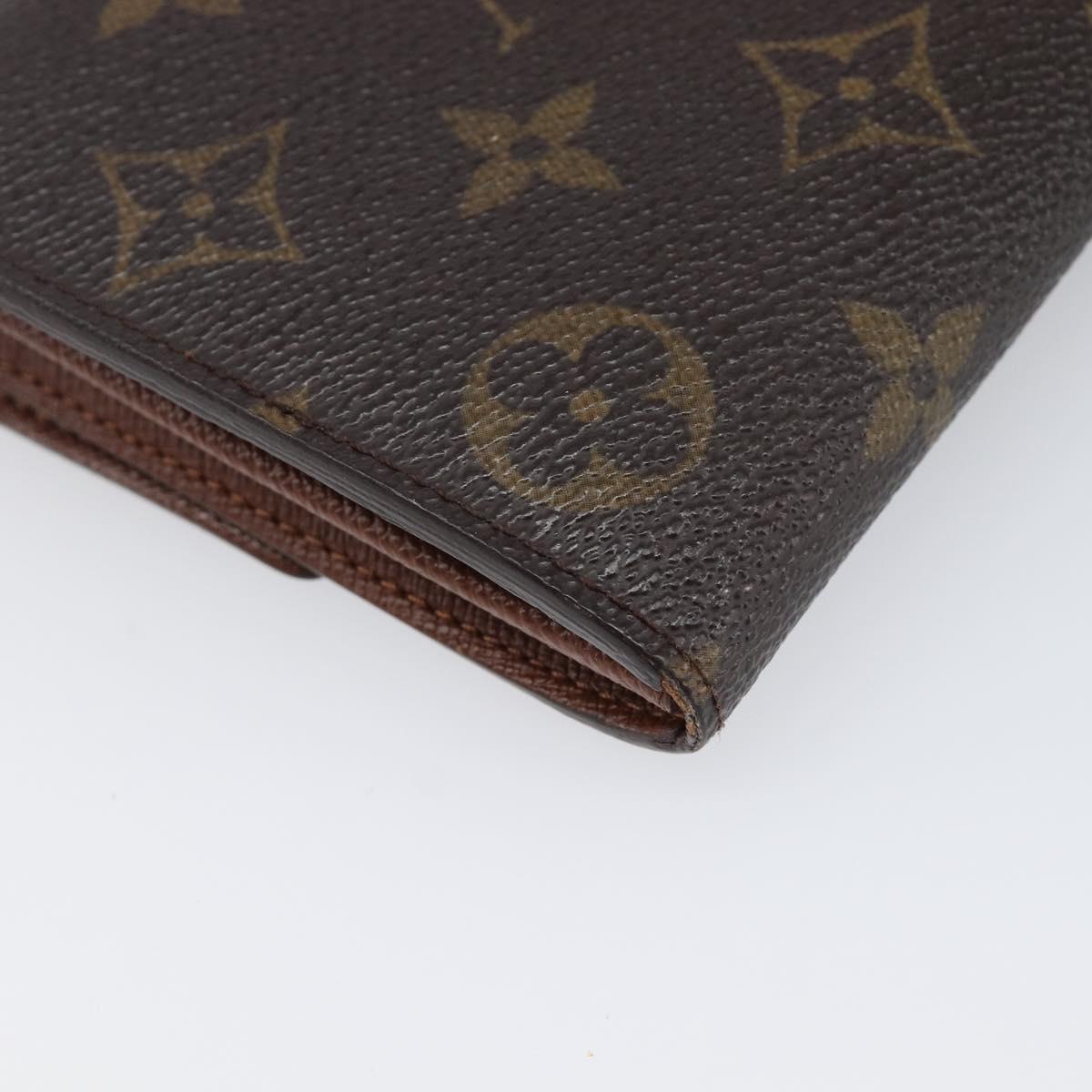 LOUIS VUITTON Monogram Portefeuille Sarah Long Wallet M61734 LV Auth bs36802