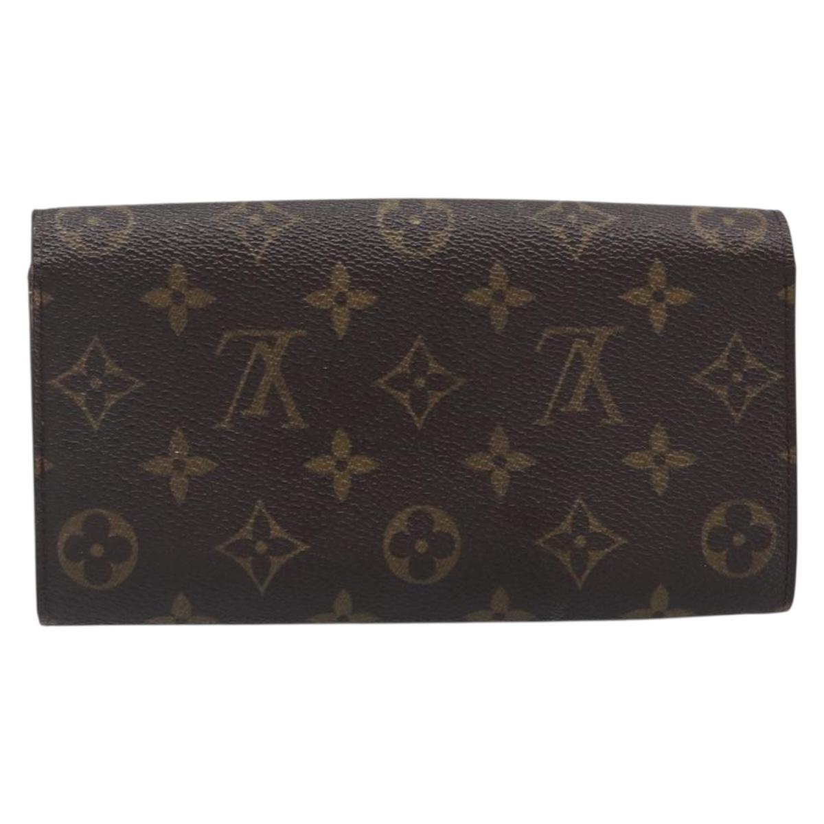 LOUIS VUITTON Monogram Portefeuille Sarah Long Wallet M61734 LV Auth bs36802