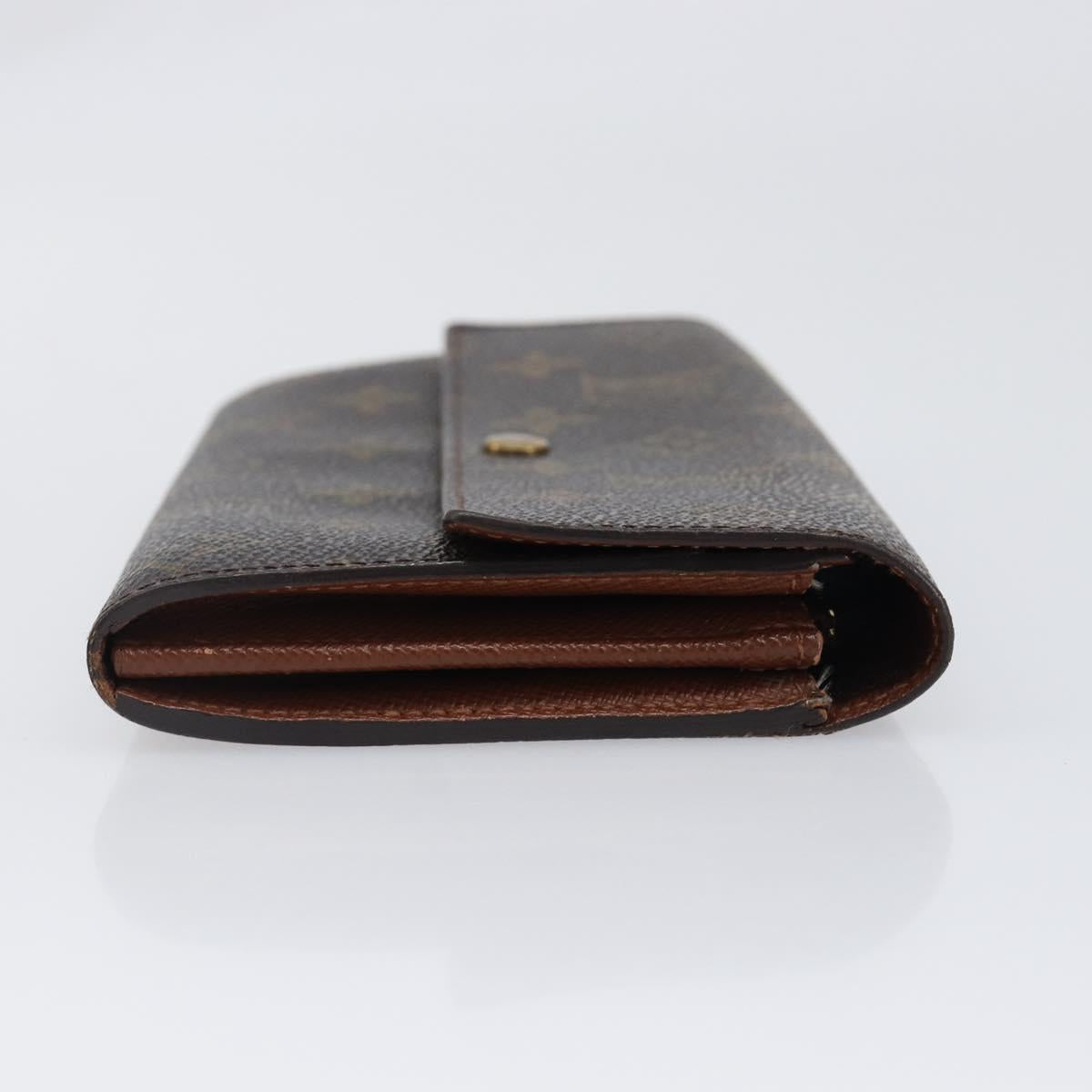 LOUIS VUITTON Monogram Portefeuille Sarah Long Wallet M61734 LV Auth bs36802