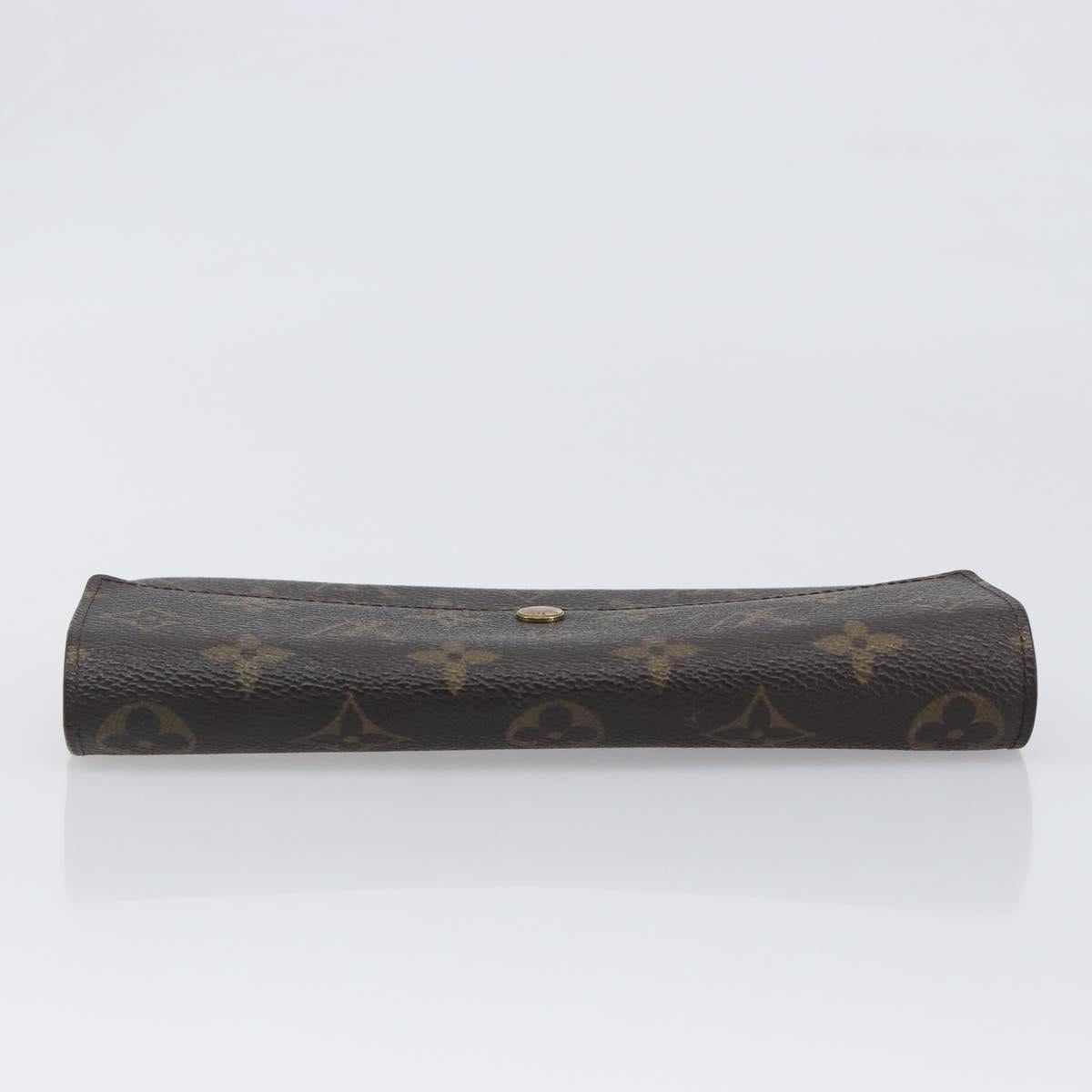 LOUIS VUITTON Monogram Portefeuille Sarah Long Wallet M61734 LV Auth bs36802