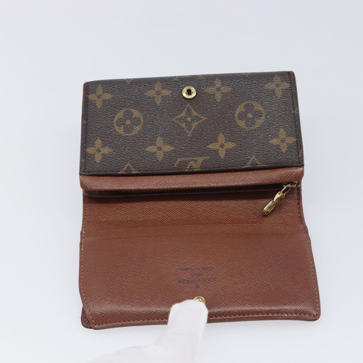 LOUIS VUITTON Monogram Portefeuille Tresol Wallet M61736 LV Auth bs36803