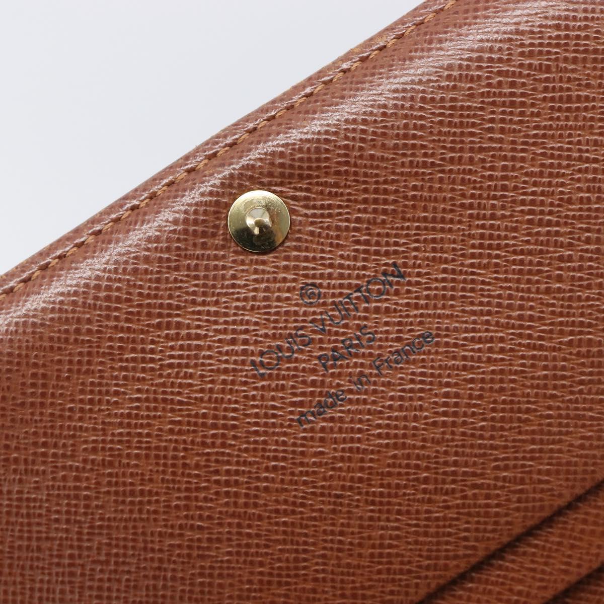 LOUIS VUITTON Monogram Portefeuille Tresol Wallet M61736 LV Auth bs36803
