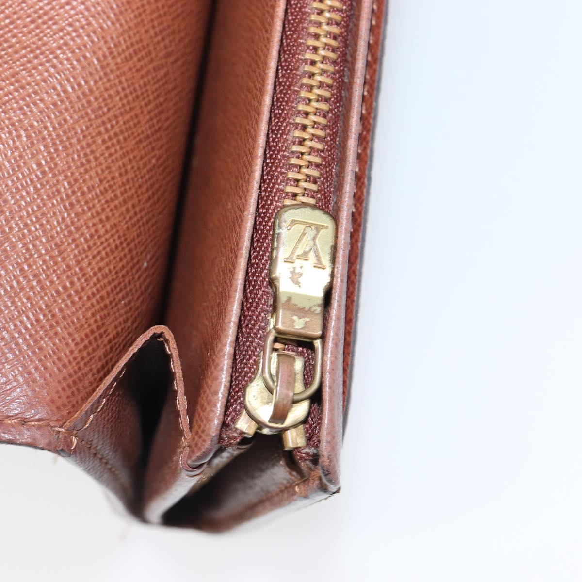 LOUIS VUITTON Monogram Portefeuille Tresol Wallet M61736 LV Auth bs36803