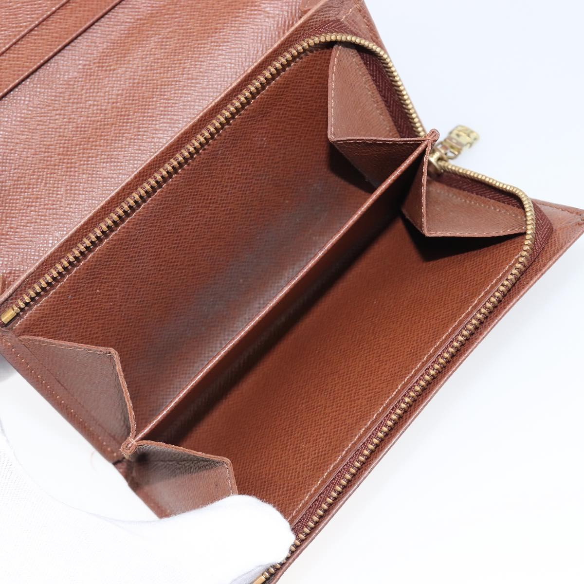 LOUIS VUITTON Monogram Portefeuille Tresol Wallet M61736 LV Auth bs36803
