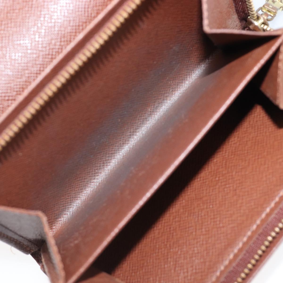 LOUIS VUITTON Monogram Portefeuille Tresol Wallet M61736 LV Auth bs36803