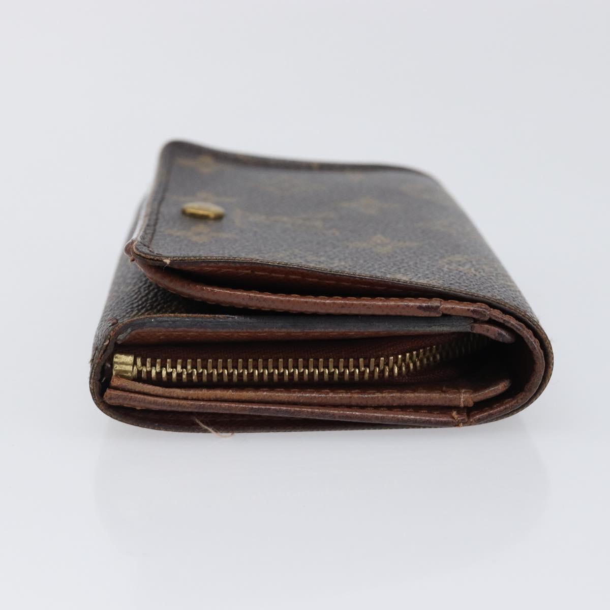LOUIS VUITTON Monogram Portefeuille Tresol Wallet M61736 LV Auth bs36803