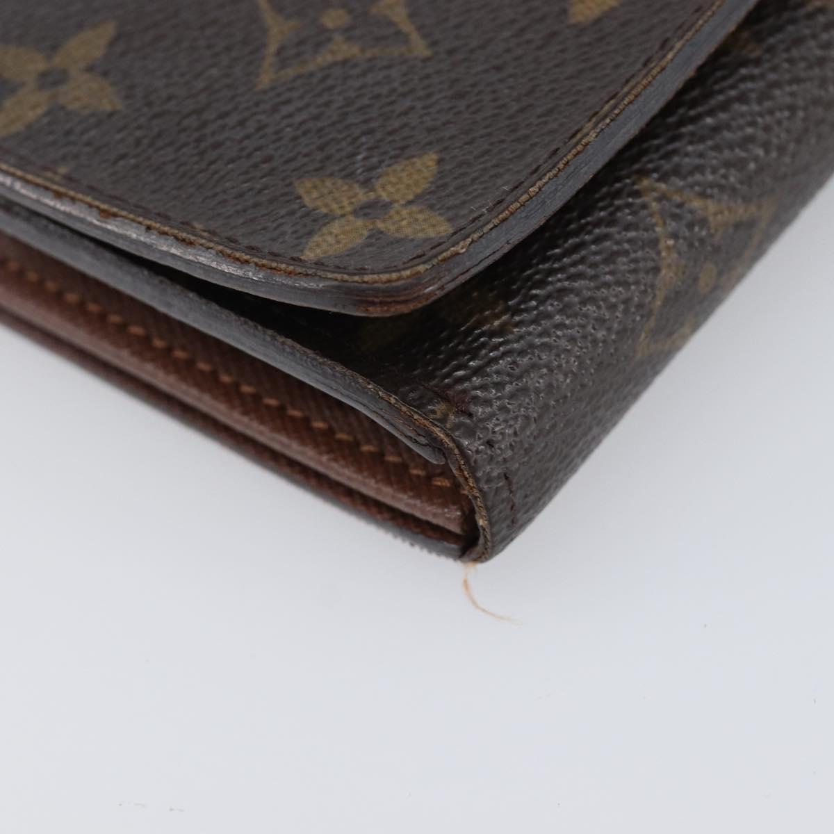 LOUIS VUITTON Monogram Portefeuille Tresol Wallet M61736 LV Auth bs36803