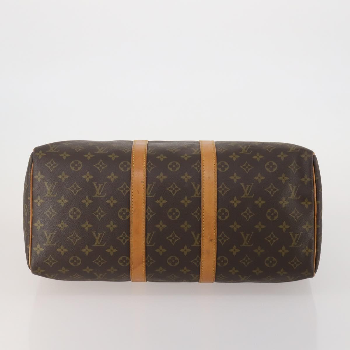 LOUIS VUITTON Monogram Keepall 45 Boston Bag M41428 LV Auth bs36804