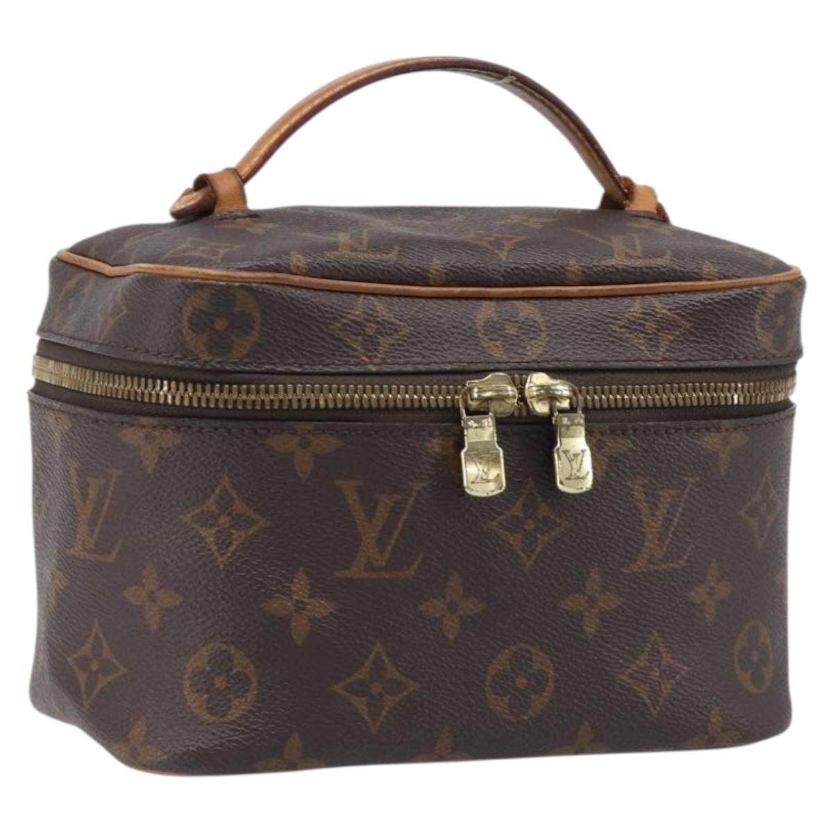 LOUIS VUITTON Monogram Nice Mini Hand Bag M44495 LV Auth bs36805