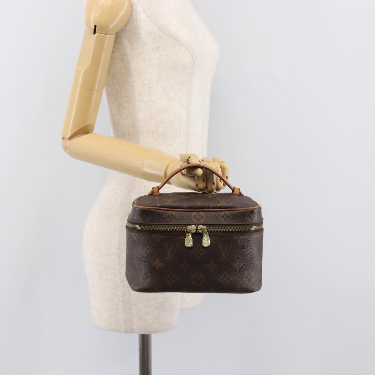 LOUIS VUITTON Monogram Nice Mini Hand Bag M44495 LV Auth bs36805
