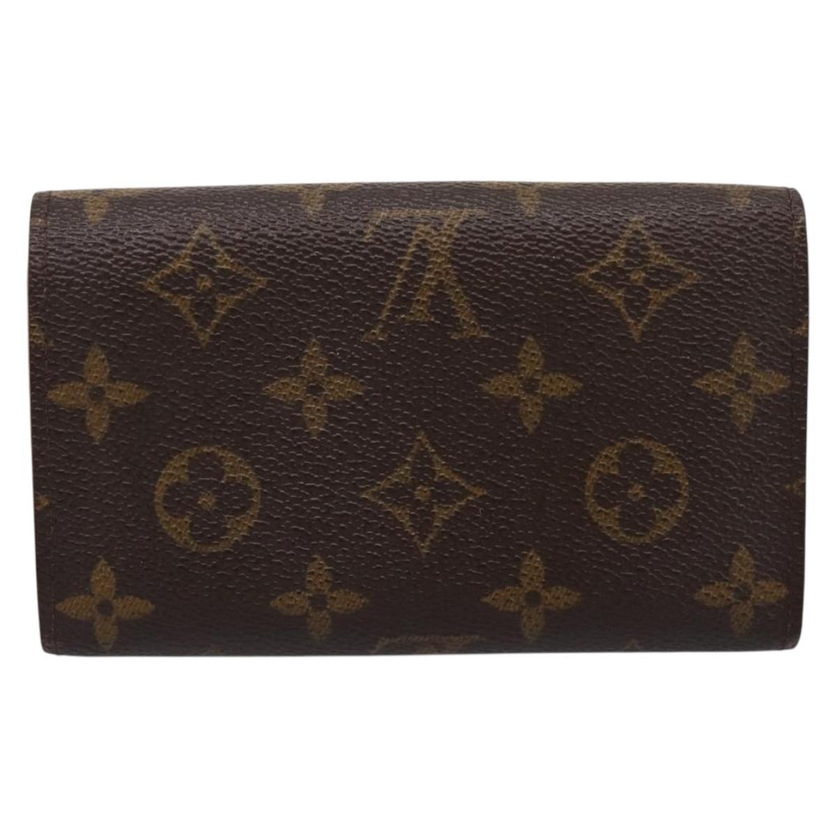 LOUIS VUITTON Monogram Portefeuille Tresol Wallet M61736 LV Auth bs36808