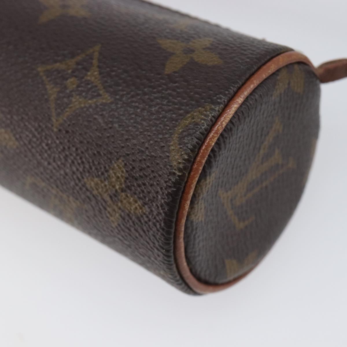 LOUIS VUITTON Monogram Papillon Pouch LV Auth bs36809