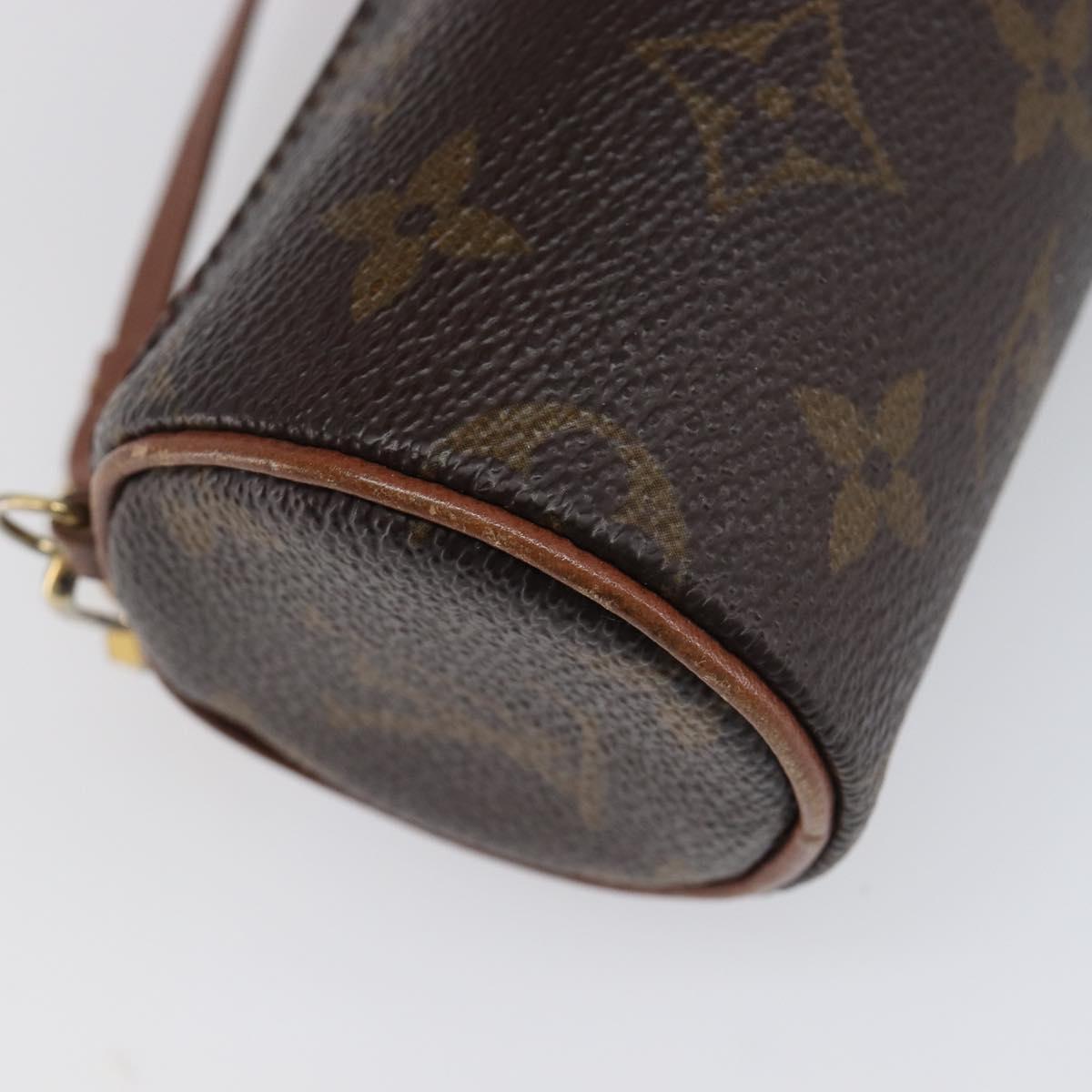 LOUIS VUITTON Monogram Papillon Pouch LV Auth bs36809