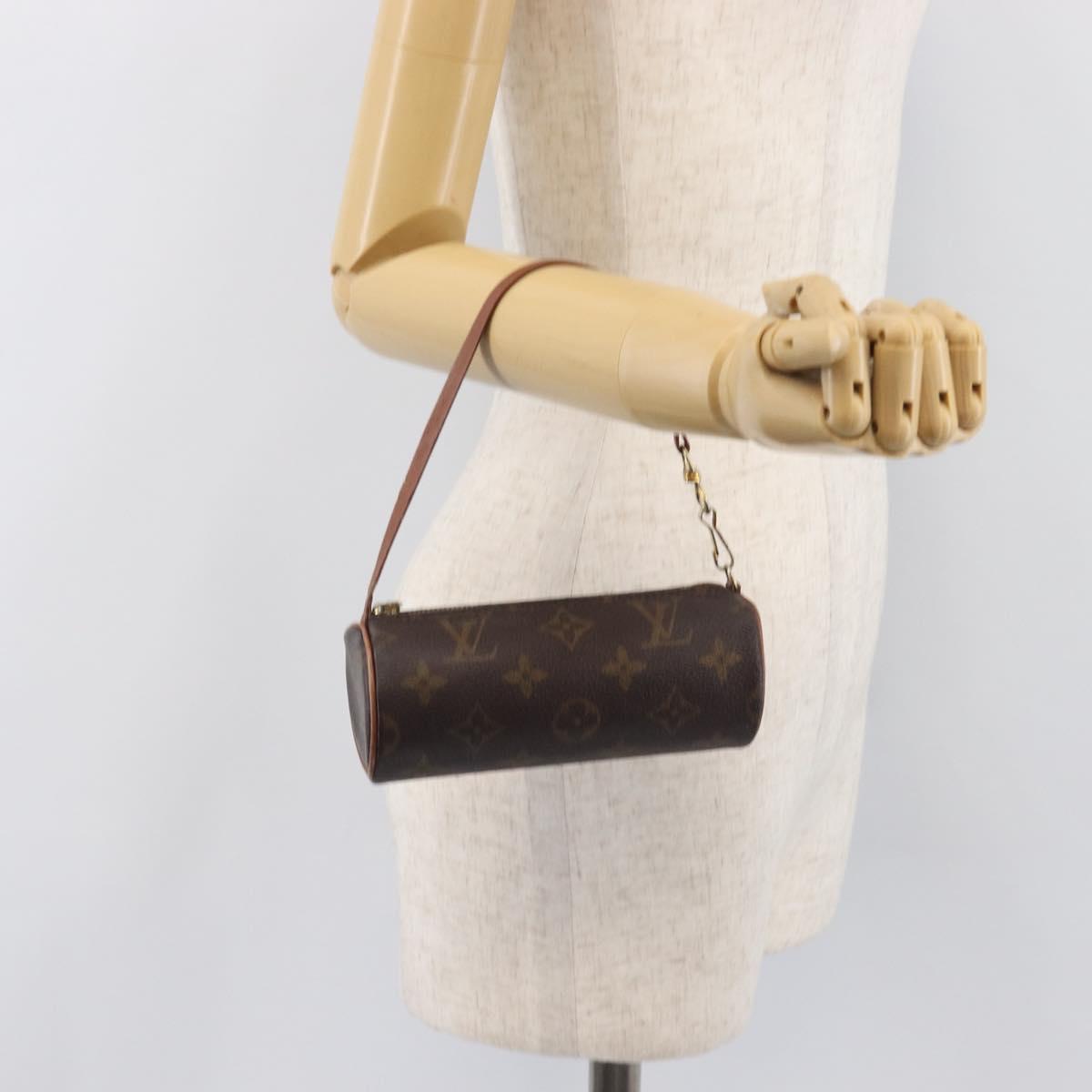 LOUIS VUITTON Monogram Papillon Pouch LV Auth bs36809