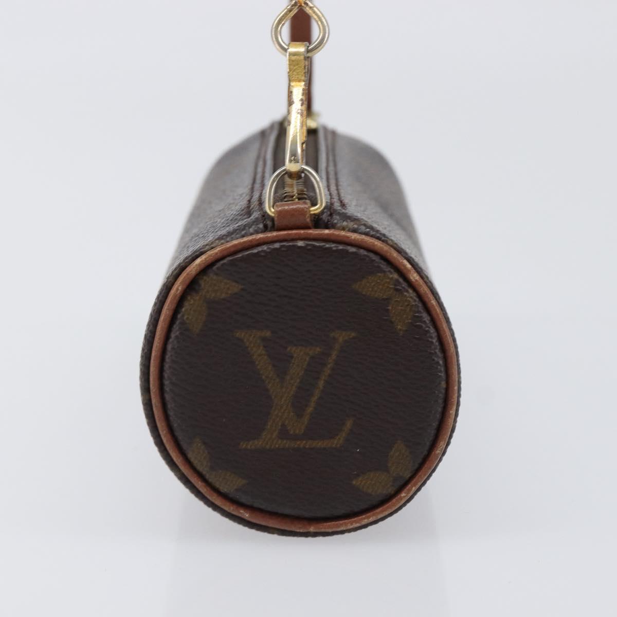 LOUIS VUITTON Monogram Papillon Pouch LV Auth bs36809
