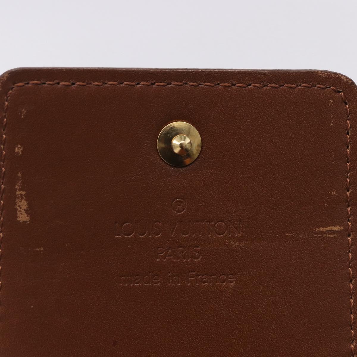 LOUIS VUITTON Monogram Vernis Walker Wallet Bronze M91154 LV Auth bs36810