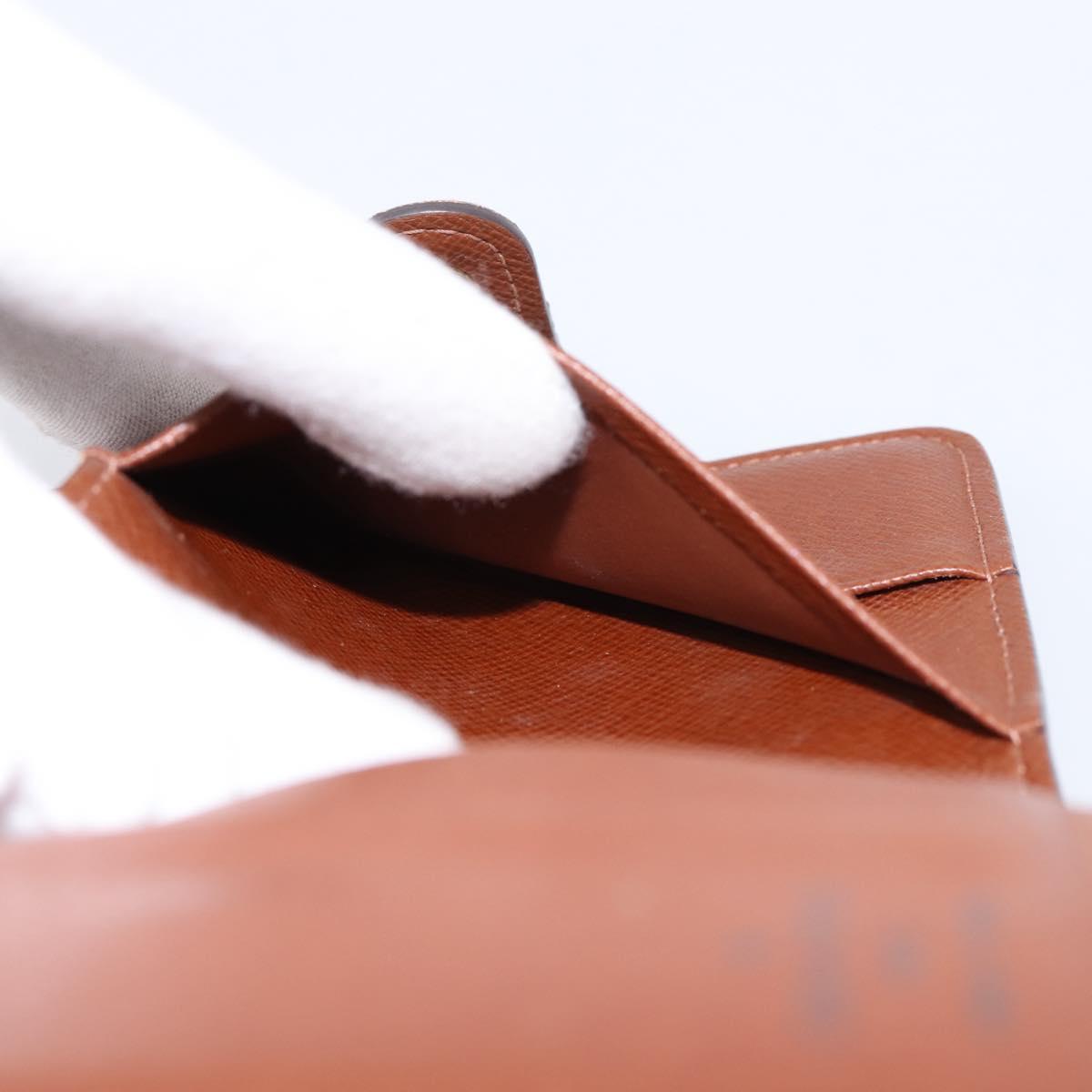LOUIS VUITTON Monogram Compact Zip Wallet M61667 LV Auth bs36811