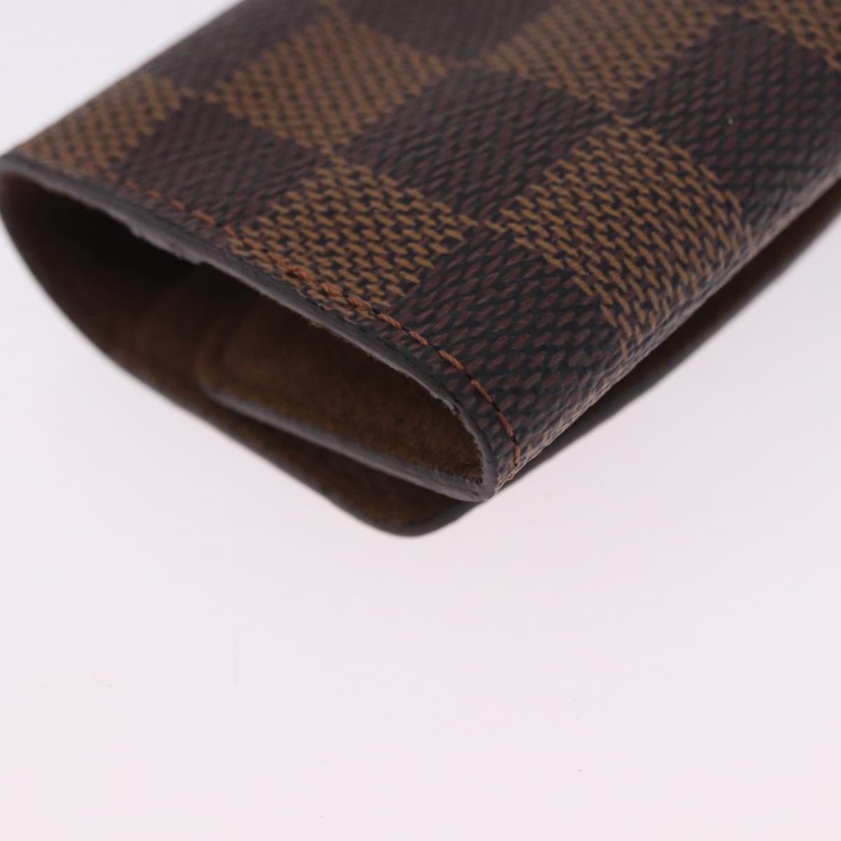LOUIS VUITTON Bouton de Manchette Digit Cuffs Ag925 Silver LV Auth bs36812