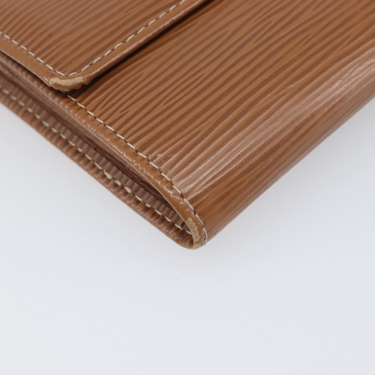LOUIS VUITTON Epi Portefeiulle Sarah Long Wallet Brown M60321 LV Auth bs36813