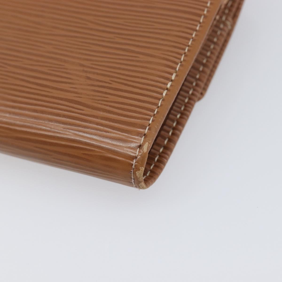 LOUIS VUITTON Epi Portefeiulle Sarah Long Wallet Brown M60321 LV Auth bs36813