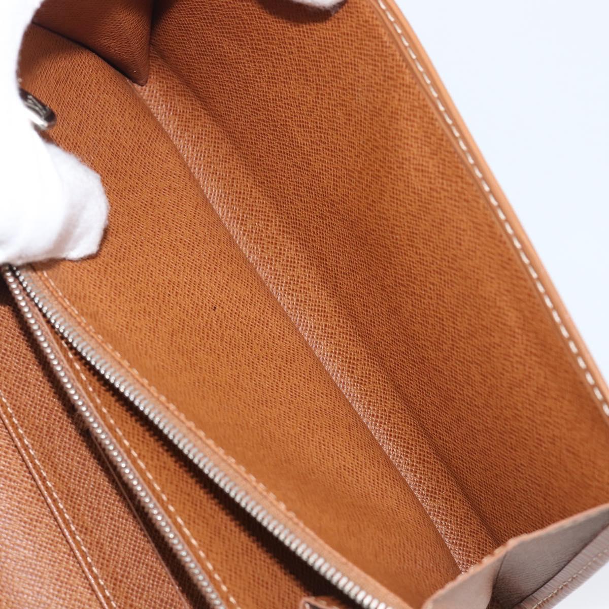 LOUIS VUITTON Epi Portefeiulle Sarah Long Wallet Brown M60321 LV Auth bs36813