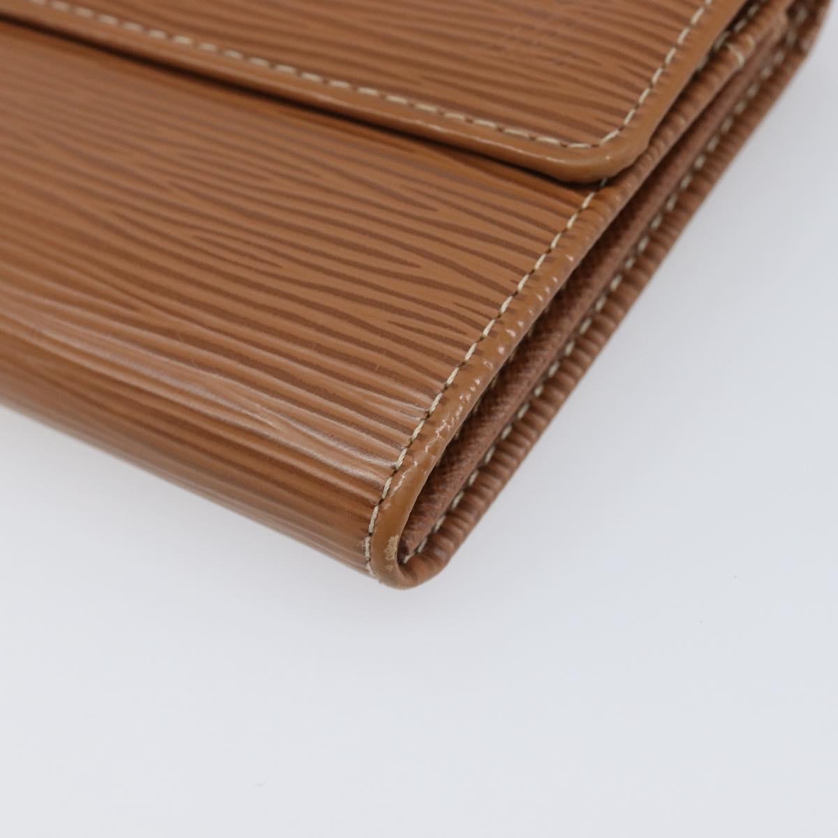 LOUIS VUITTON Epi Portefeiulle Sarah Long Wallet Brown M60321 LV Auth bs36813