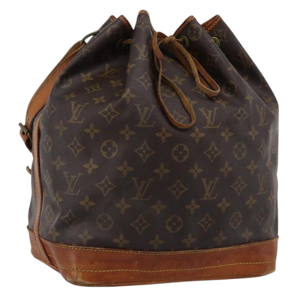 LOUIS VUITTON Monogram Noe Shoulder Bag M42224 LV Auth bs36823