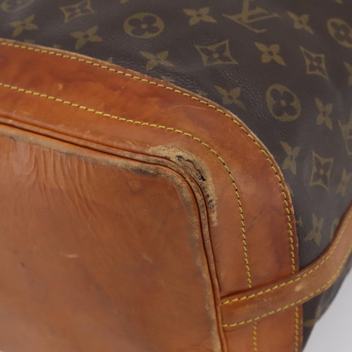 LOUIS VUITTON Monogram Noe Shoulder Bag M42224 LV Auth bs36823