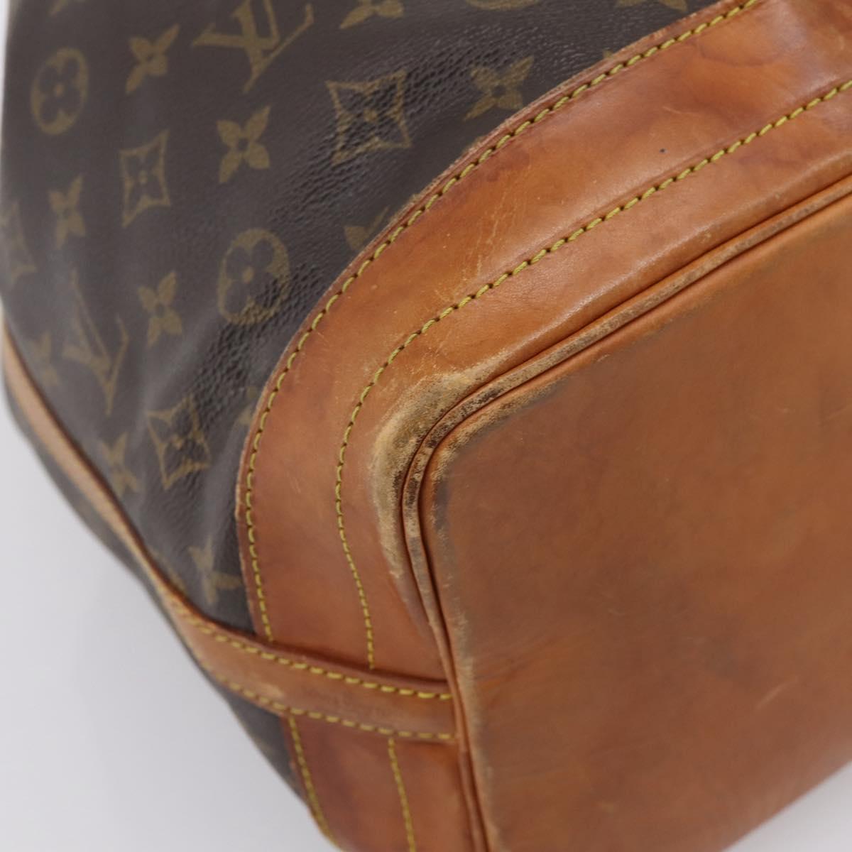 LOUIS VUITTON Monogram Noe Shoulder Bag M42224 LV Auth bs36823