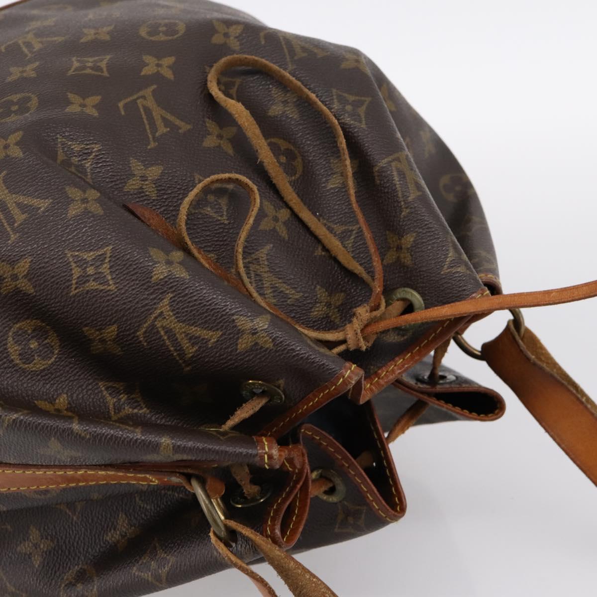 LOUIS VUITTON Monogram Noe Shoulder Bag M42224 LV Auth bs36823