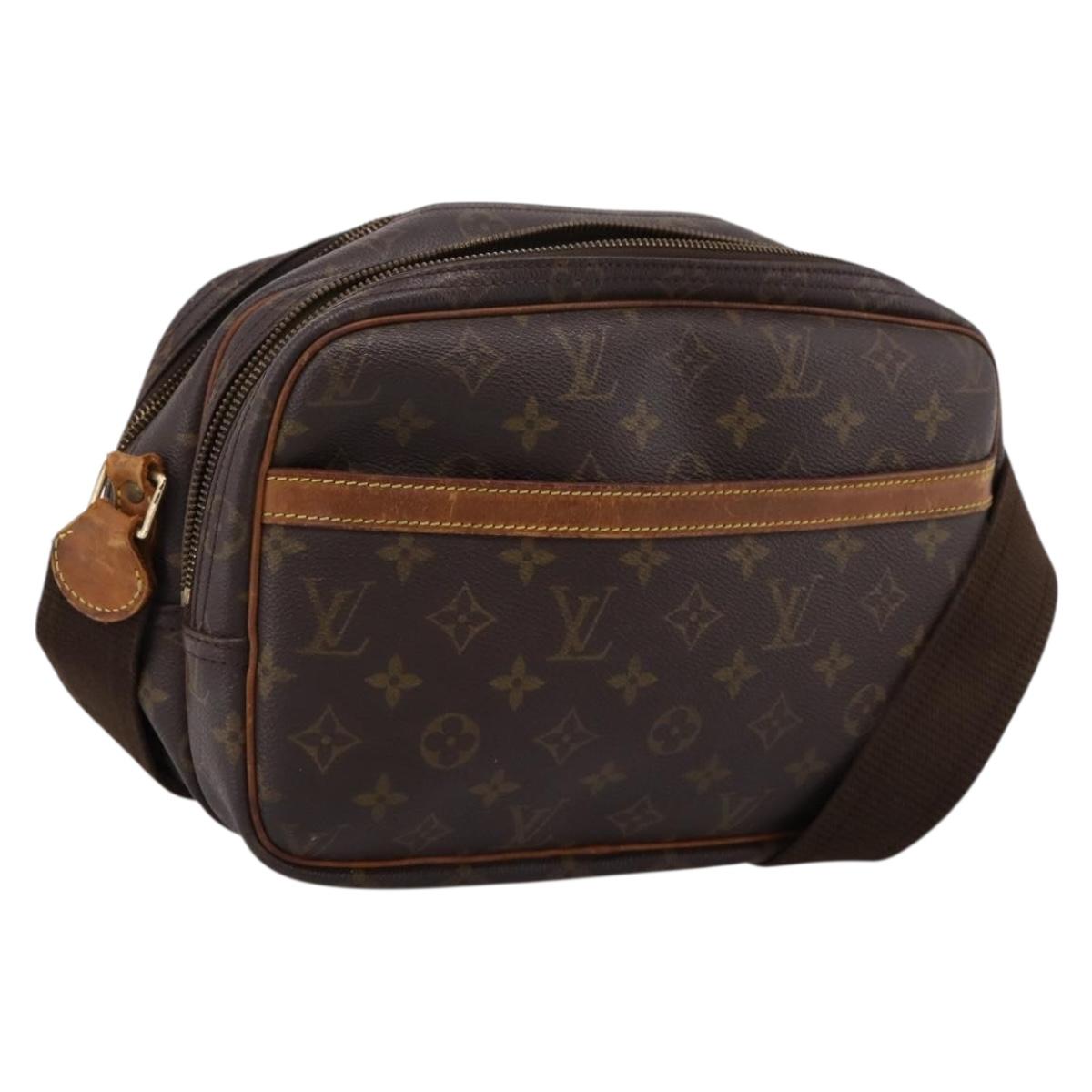 LOUIS VUITTON Monogram Reporter PM Shoulder Bag M45254 LV Auth bs36824