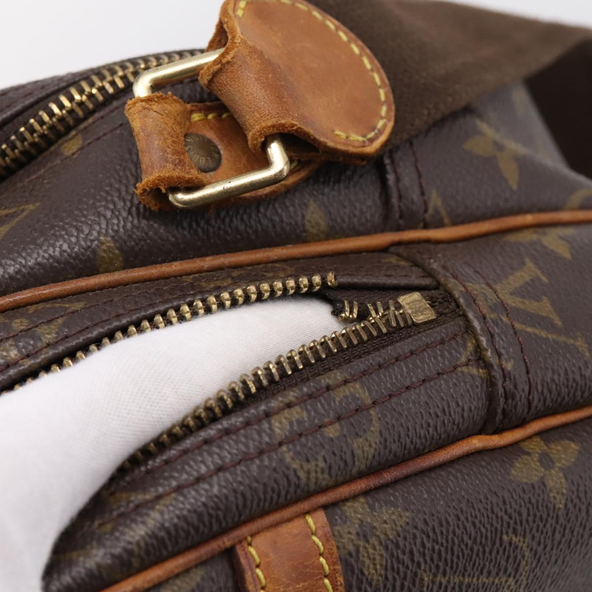LOUIS VUITTON Monogram Reporter PM Shoulder Bag M45254 LV Auth bs36824