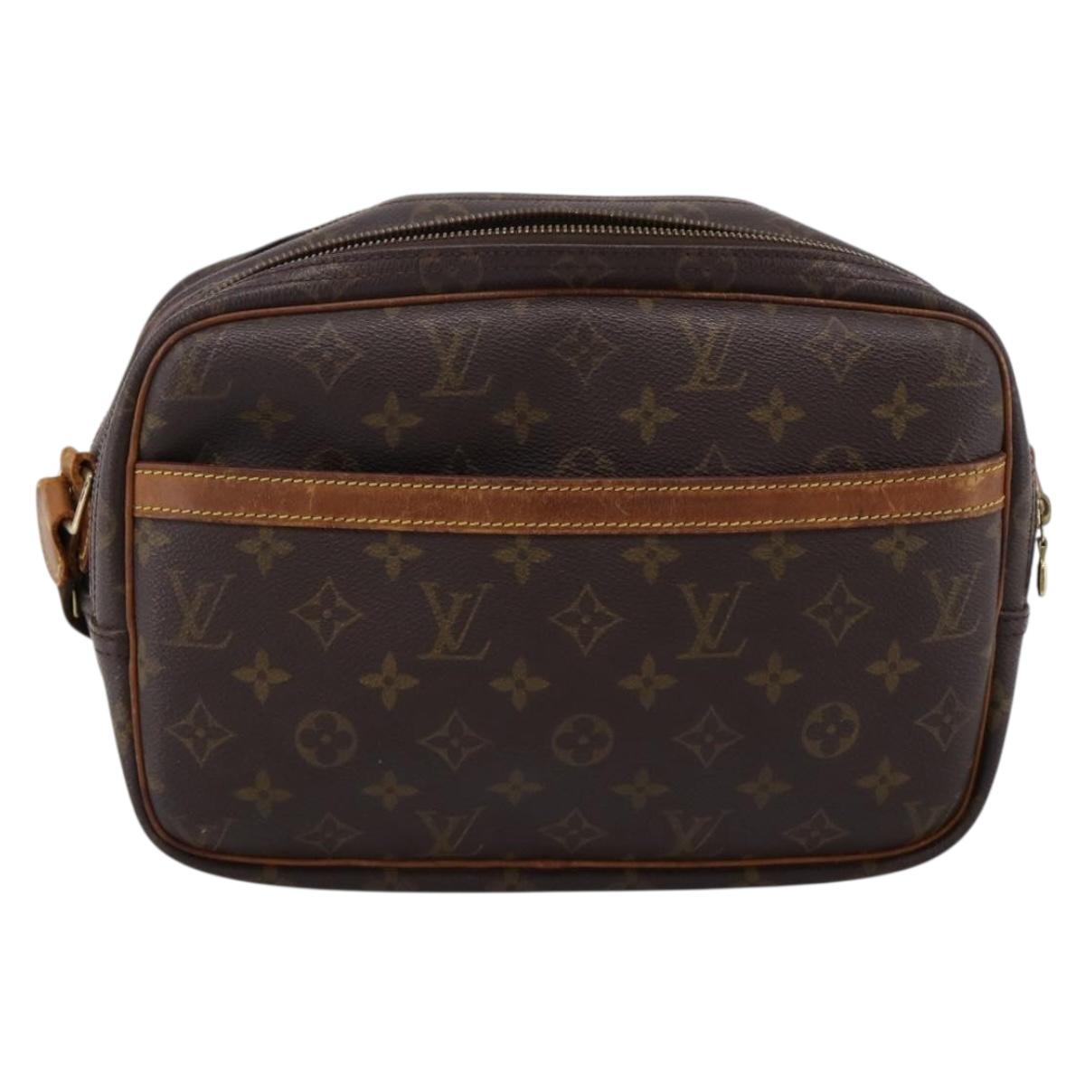 LOUIS VUITTON Monogram Reporter PM Shoulder Bag M45254 LV Auth bs36824