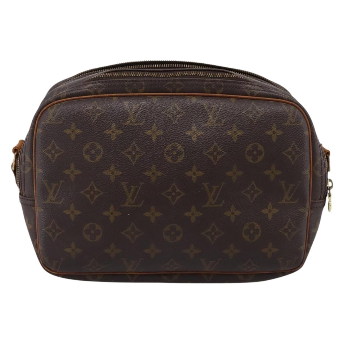 LOUIS VUITTON Monogram Reporter PM Shoulder Bag M45254 LV Auth bs36824