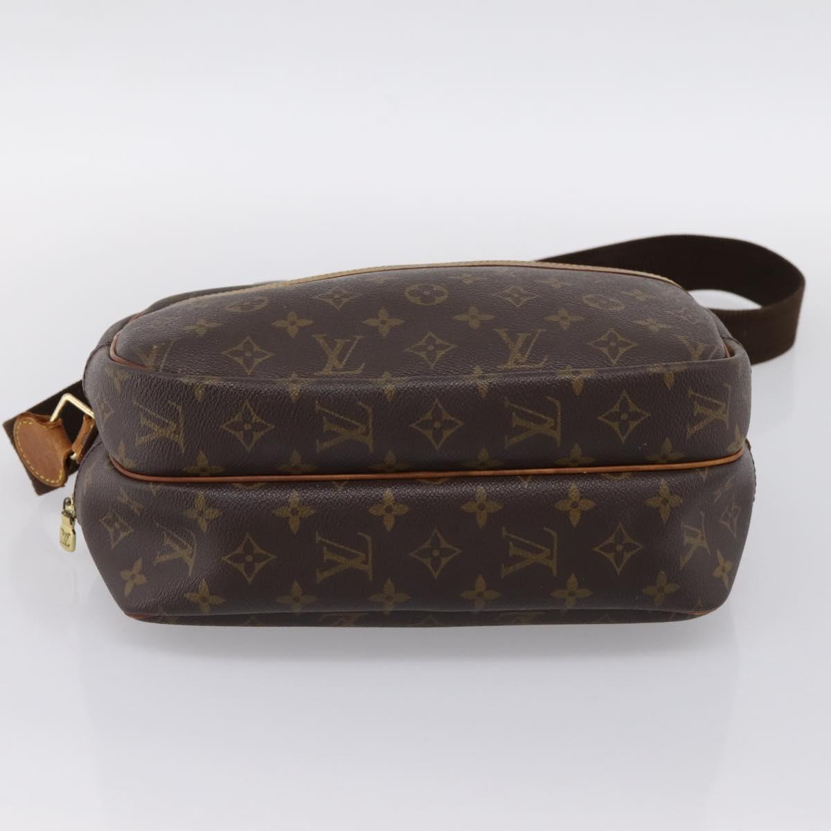 LOUIS VUITTON Monogram Reporter PM Shoulder Bag M45254 LV Auth bs36824