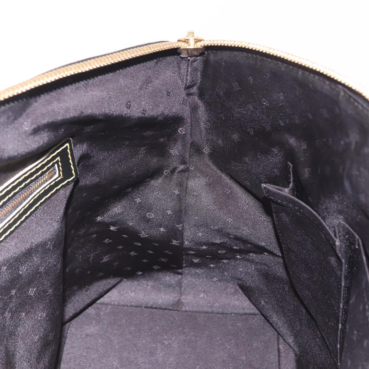 LOUIS VUITTON Suhari Lockit PM Hand Bag Leather Black M91888 LV Auth bs36825V
