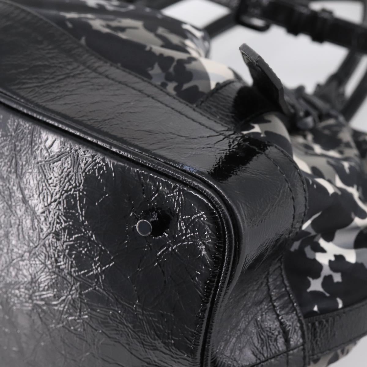 BURBERRY Tote Bag Nylon 2way Black Auth bs36829A