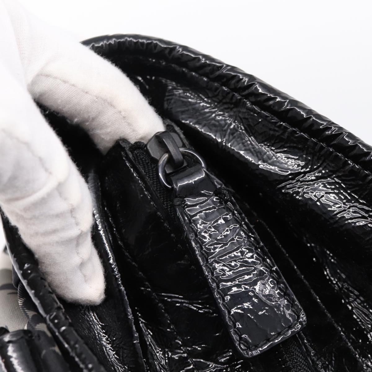 BURBERRY Tote Bag Nylon 2way Black Auth bs36829A