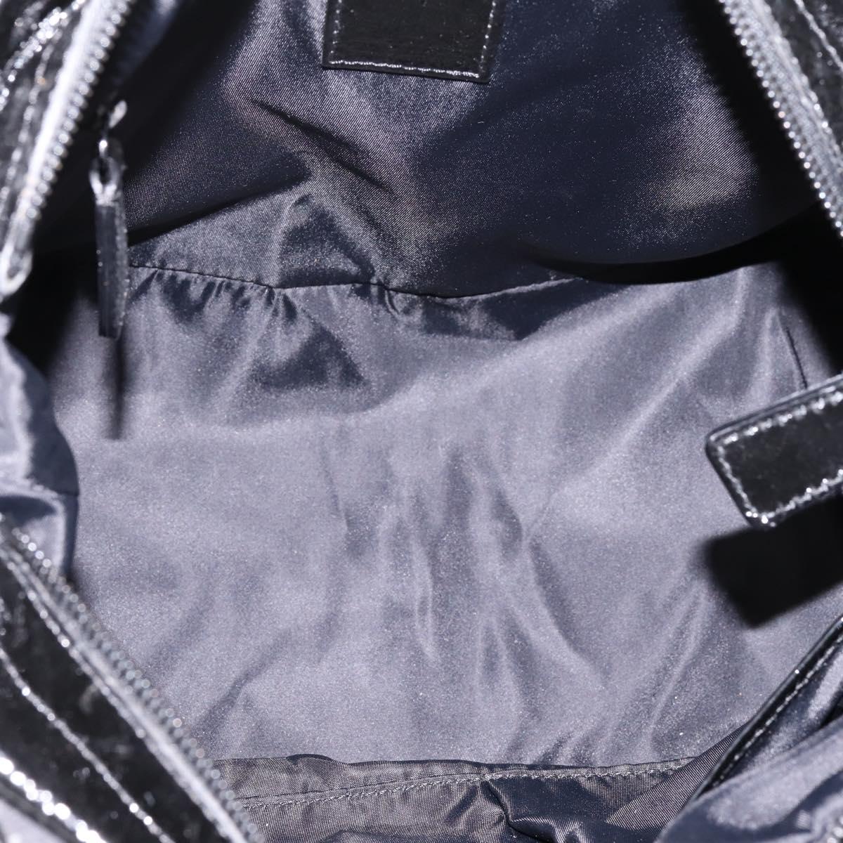 BURBERRY Tote Bag Nylon 2way Black Auth bs36829A